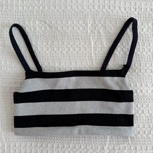 Free people movement striped bra top